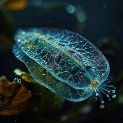  エクシキア：水中で優雅に舞う、まるで宝石のような小さな ciliates